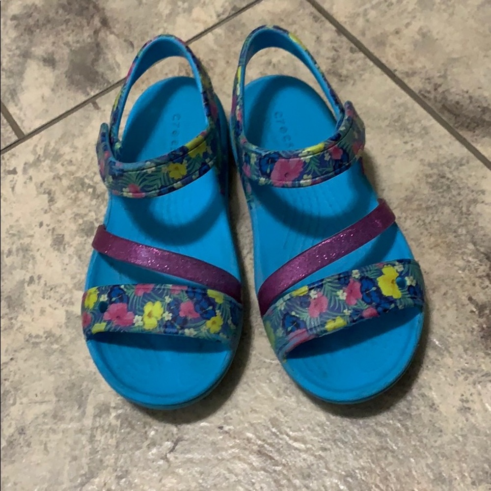 Girls crocs sandals size 12